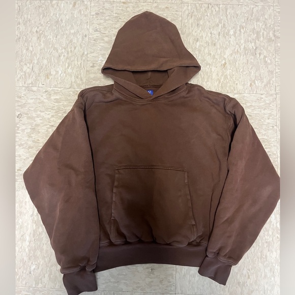 YZY Gap Hoodie - Mens Small - Brown - Slightly Cropped - Great Condition - Picture 1 of 3